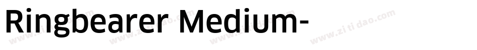 Ringbearer Medium字体转换